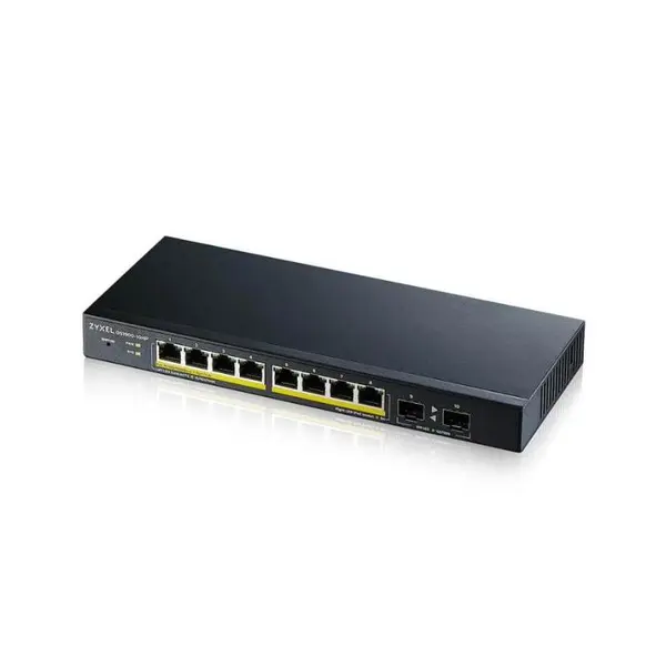 Switch Zyxel GbE Smart Managed PoE, 8 porturi, cu GbE Uplink
