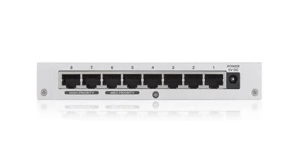 Switch Zyxel GS-108BV3-EU0101F, 8 porturi, viteza pana la 2000Mbps, fara management