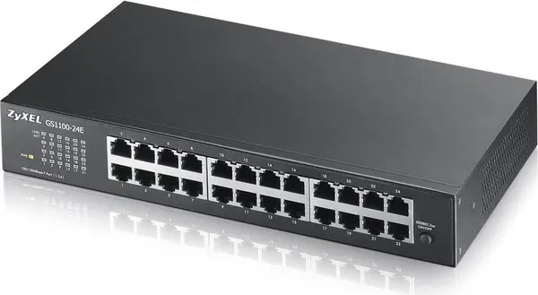 Switch ZyXEL - GS1100-24E, 24 porturi, negru