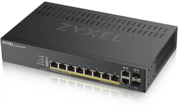 Switch ZyXEL - GS1920-8HPV2, 8 porturi, negru