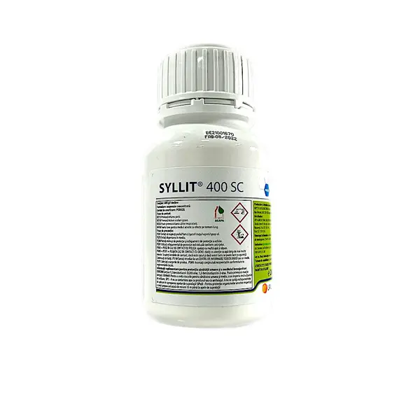 Syllit 400SC 200 ml, fungicid, Arysta, mar (rapan), piersic (basicarea frunzelor), prun (patarea rosie a frunzelor) - Default Title