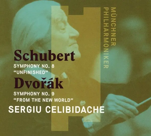 Symphony No. 8 "Unfinished" / Symphony No. 9 "From The New World" (DVD) | Franz Schubert, Antonin Dvorak, Munchner Philharmoniker, Sergiu Celibidache