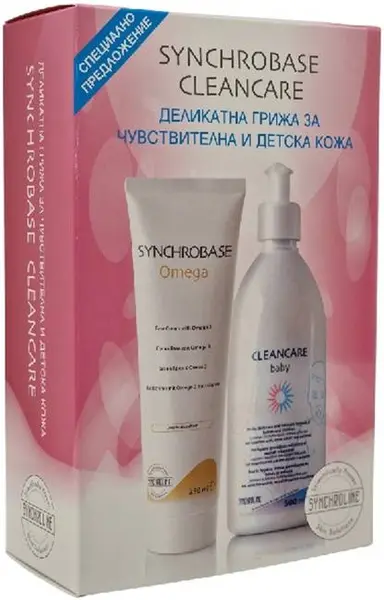 Synchroline Synchrobase Set - Cremă și gel de spălare pentru copii, 250 + 500 ml