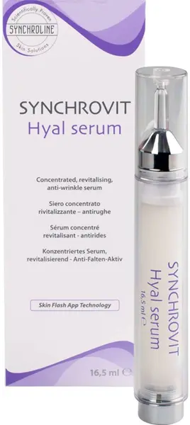 Synchroline Synchrovit Ser cu acid hialuronic Hyal, 16.5 ml