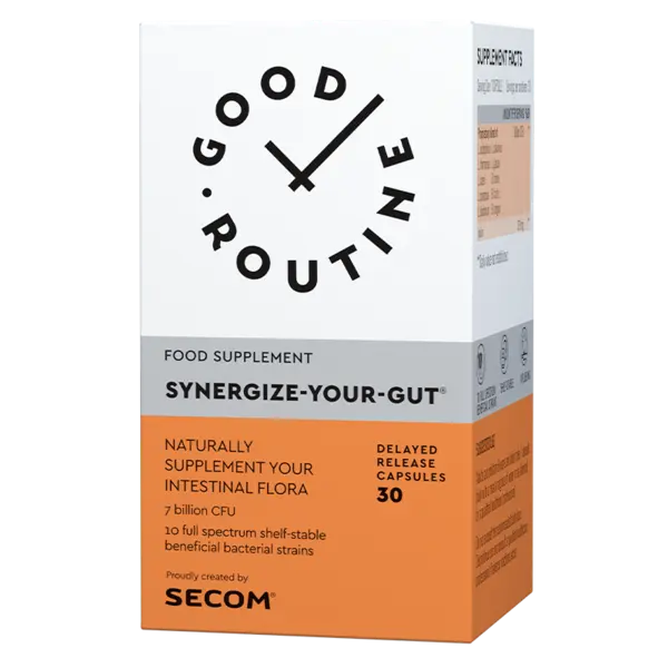 Synergize Your Gut Good Routine, 30 capsule, Secom