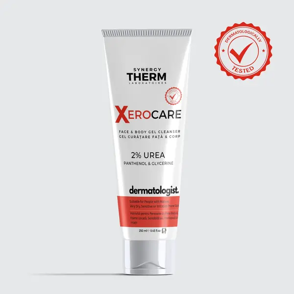 Synergy therm xerocare dermatologist gel de curatare 2% uree X 250 ml