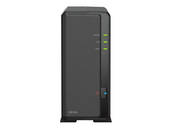 Synology DS124 - NAS 1 Bay, Quad Core 1.7 GHz, 1GB DDR4, 1 HDD, Gigabit LAN