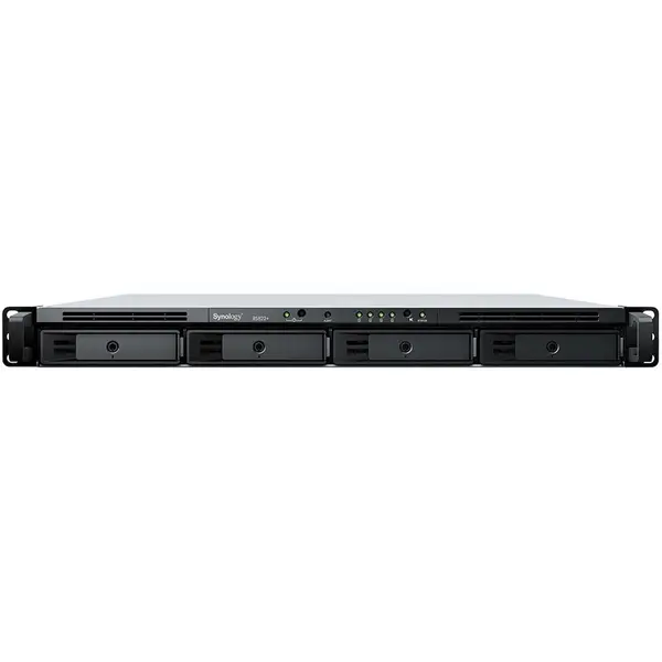 Synology Network Attached Storage Synology 1U RackStation RS822RP+, Procesor AMD Ryzen™ V1500B, 2 GB DDR4, 4-Bay, 4 x Gigabit LAN, 2 x USB 3.2, 1 x eSATA, PCIe Expansion