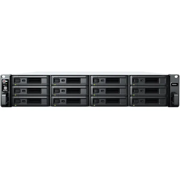 Synology Server RackStation RS2423+, AMD RyzenTM V1780B, 64 bit, 4 GB DDR4 ECC, 12 slot