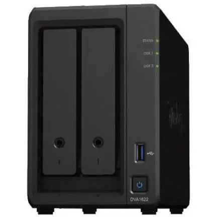 Synology Sistem NVR, Synology, DVA1622/DVA1622, Negru