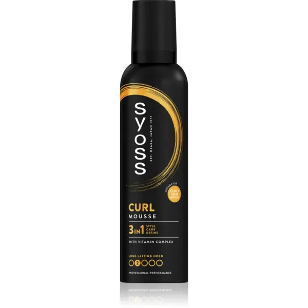 Syoss Curl Mousse spuma pentru o fixare naturala 250 ml