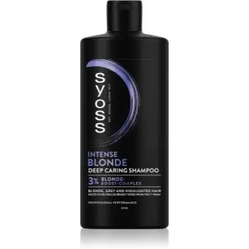 Syoss Intense Blonde sampon violet pentru părul blond şi gri