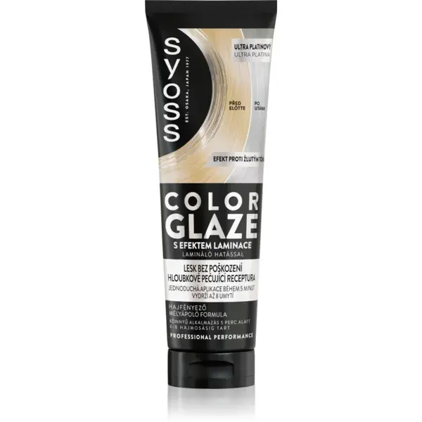 Syoss Intense Glaze Color vopsea de par tonifianta pentru stralucire culoare Ultra Platinum 130 ml