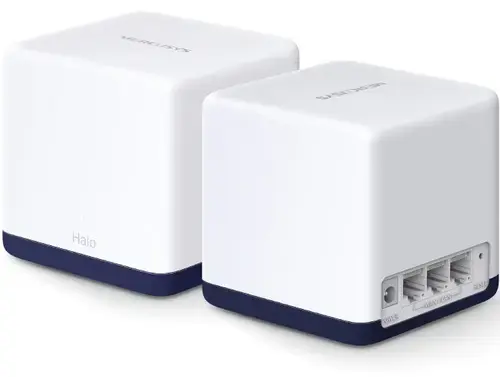 System Mesh Wi-Fi Mercusys Halo HALO H50G(2-PACK), AC1900, Gigabit, Dual Band (Alb)
