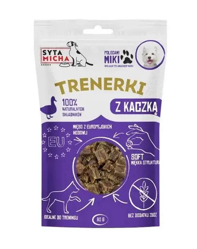 SYTA MICHA Biscuiți de dresaj cu rață pentru câini 15 g