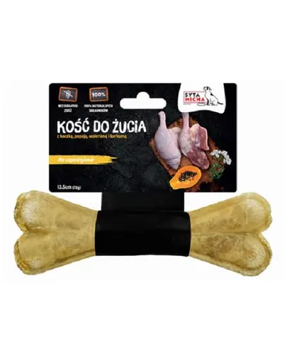 SYTA MICHA Os de ros pentru câini cu efect calmant 13,5 cm