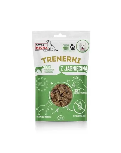 SYTA MICHA Recompense pentru dresaj cu carne de miel pentru câini 80 g