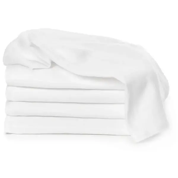 T-TOMI TETRA Cloth Diapers EXCLUSIVE COLLECTION White scutece textile White 70x70 cm 5 buc