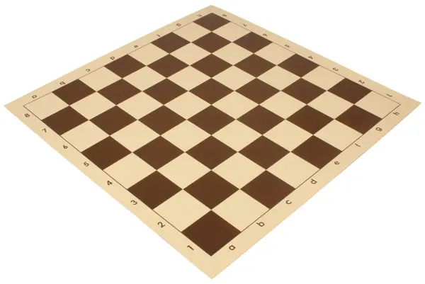 Tabla de sah din vinil maro, 57 mm