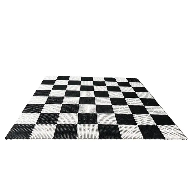 Tabla de sah gigant rulabila PVC , patrate 30 cm (240A 240 cm)