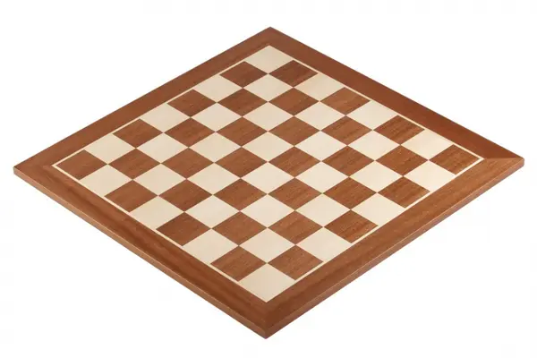 Tabla de sah lemn mahon, 41 x 41 cm, patrat 40 mm