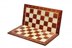 Tabla de sah pliabila - lemn no 5 - mahon - cu notatie , Imperfect