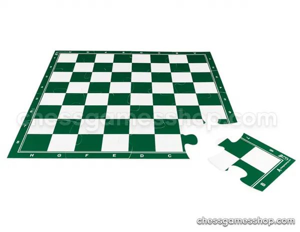 Tabla de sah tip puzzle verde