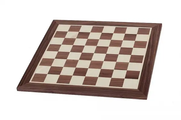 Tabla lemn no. 5 nuc artar fara notatie, 48 x 48 cm, patrat 50 mm