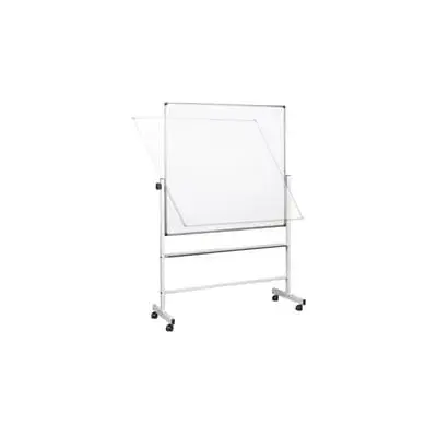 Tabla magnetica alba cu suport mobil Bi-Silque 90 x 120 cm