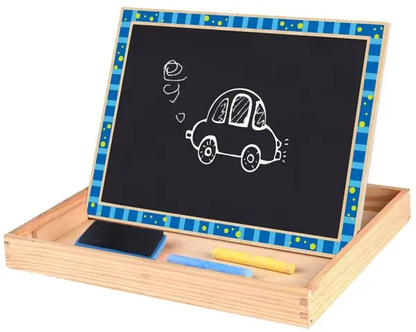 Tabla magnetica cu doua fete Tooky toy - Forme si culori
