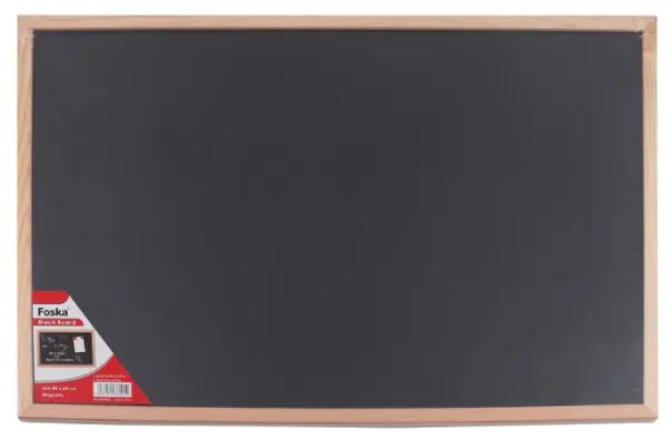 Tabla neagra magnetica Foska - 40 x 60 cm