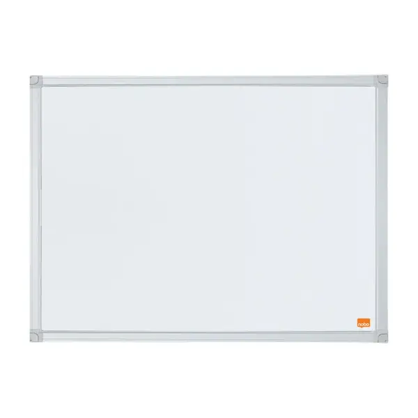 Tabla NOBO Essentials, otel lacuit, 60x45 cm, magnetica, include tavita, alb Tabla NOBO Essentials, otel lacuit, 60x45 cm, magnetica, include tavita, alb