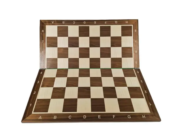 Tabla sah lemn pliabila - inlaid nuc artar
