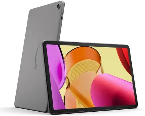 Tableta Amazon Fire Max 11, Procesor Mediatek MT8188J Octa-Core, Ecran IPS LCD 11inch, 4GB RAM, 64GB Flash, 8MP+8MP, Wi-Fi, Bluetooth, cu Reclame (Gri)