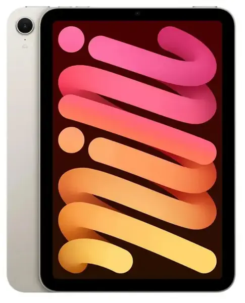 Tableta Apple iPad mini 7 (2024) Cellular, Procesor A17 Pro Hexa-core, Ecran Liquid Retina 8.3inch, 256GB Flash, Camera Wide 12MP, Wi-Fi, Bluetooth, 5G, Apple Intelligence, iPadOS (Auriu)