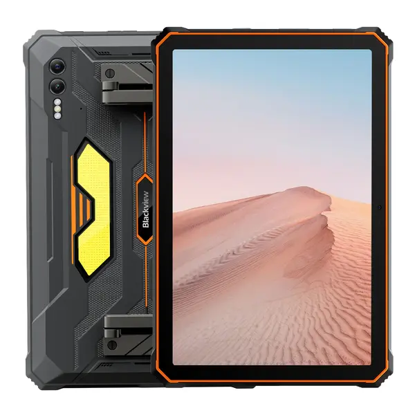 Tableta Blackview Active 10 Pro, Portocaliu, 5G, 10.95 2K IPS, Android 14, 36GB RAM (12GB + 24GB extensibil), 512GB ROM, 108MP+20MP spate + 50MP fata, 30000mAh, Dual SIM Hibrid