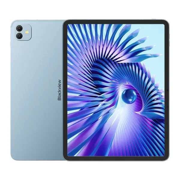 Tableta Blackview LINK 8, Albastru, 12.7 2K+ IPS, 18GB RAM (6GB + 12GB Extensibili), 256GB ROM, 16MP, Android 15, Helio G100, Mod PC, Difuzoare Quad-BOX, 8400mAh, 18W