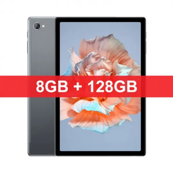 Tableta Blackview Tab 15 Gri, 4G, IPS 10.5 FHD+, Android 12, 14GB RAM (8GB + 6GB extensibili), 128GB ROM, Unisoc T610 OctaCore, 8280mAh, Dual SIM