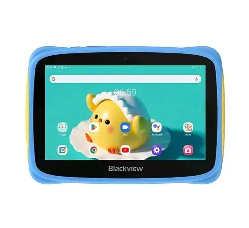 Tableta Blackview Tab 3 Kids, Procesor Spreadtrum SC7731 Quad-Core, Ecran IPS 7inch, 2GB RAM, 32GB Flash, 2 MP, Wi-Fi, Android 13 (Albastru)