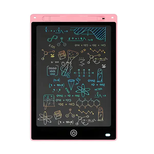 Tableta color pentru desen si scris HAWIRE, Diagonala 12 inch, LCD, Dimensiune 217x143mm, Eco-friendly, Fara hartie, Culoare roz, Pentru copii si adul
