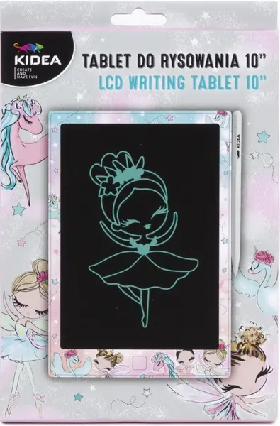 Tableta de desen Kidea - display LCD, 10'', balerina