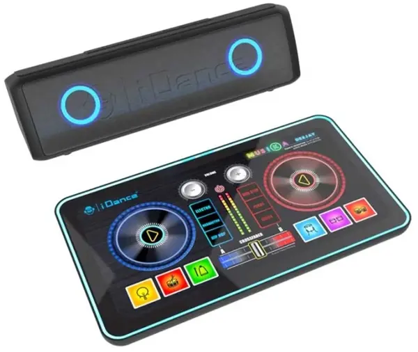 Tabletă DJ pentru copii iDance, 2 playere, 12 sunete