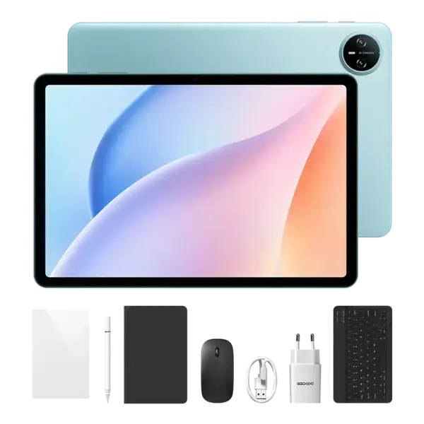 Tableta DOOGEE Tab A9 Pro VIP, Albastru, 10.1 HD IPS, 20GB RAM (4GB + 16GB extensibili), 128GB ROM, Android 15, Unisoc T7200, Wi-Fi 5, 6580mAh