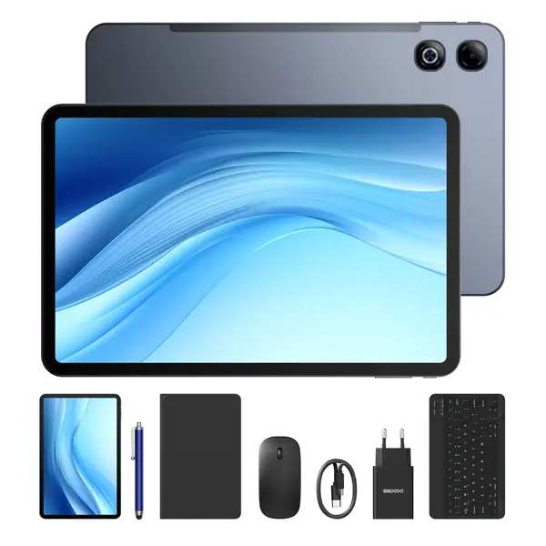 Tableta DOOGEE U13 Pro VIP, Gri, 13.4 FHD+ 120Hz IPS, 36GB RAM (6GB + 30GB extensibili), 256GB, Unisoc T7300, 11000mAh, Android 16