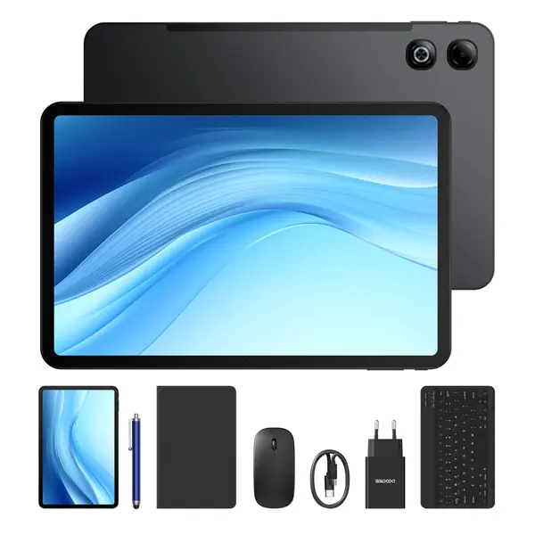 Tableta DOOGEE U13 Pro VIP, Negru, 13.4 FHD+ 120Hz IPS, 36GB RAM (6GB + 30GB extensibili), 256GB, Unisoc T7300, 11000mAh, Android 16