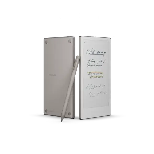 Tableta ePaper reMarkable Paper Pro Move, Ecran Canvas Color 7.3inch, Procesor 1.7 GHz Dual Core Cortex-A55, 2GB RAM, 64 GB Flash, USB-C, Wi-Fi + Pen Marker (Argintiu)