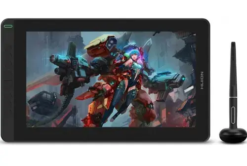 Tableta grafica Huion Kamvas 13, USB C/HDMI, Stilou PW517 (Negru)