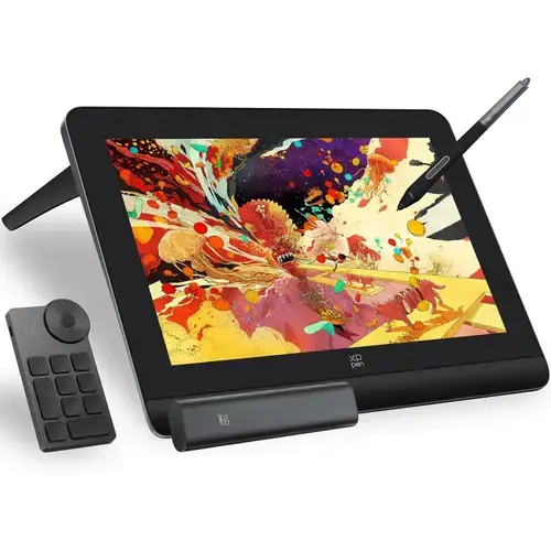 Tableta grafica XP-PEN Artist 14 Pro Gen 2, 16K X3 Pro Smart Chip Pen, 99.8% sRGB, IPS, 16:9, 1920 x 1200, 5080 LPI, PS 16384, 200 RPS (Negru)