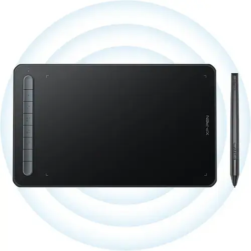 Tableta grafica XP-PEN Deco MW, 8x5inch Wireless, 8 Butoane, 8192 niveluri presiune, conexiune Bluetooth 5.0, 10 varfuri de rezerva, 200 RPS