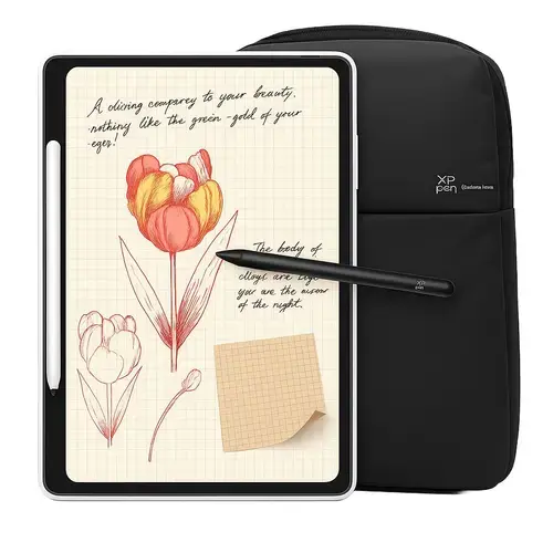 Tableta Grafica Xp-Pen Magic Note Pad, 3-in-1 cu Ecran Color de 10.95 Inchi, Stylus X3 Pro 16k, Trei Moduri de afisare, Rezolutie 1200x1980, Baterie 8000mAh, Sistem de operare Android 14 + Rucsac XP-Pen Rezistent La Apa, 42x11x3cm